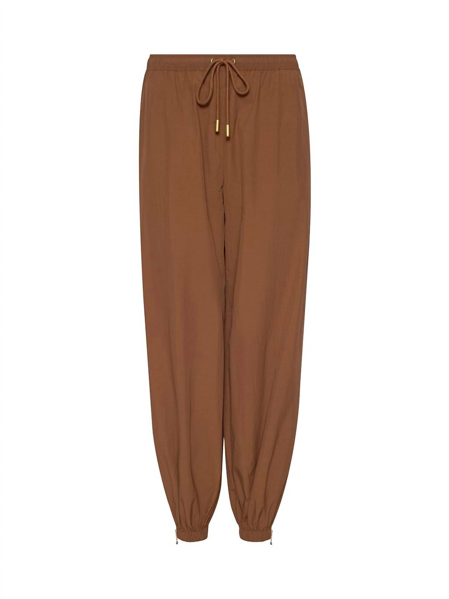 L'Agence Mariko Jogger in bone brown - women's pants - view 7