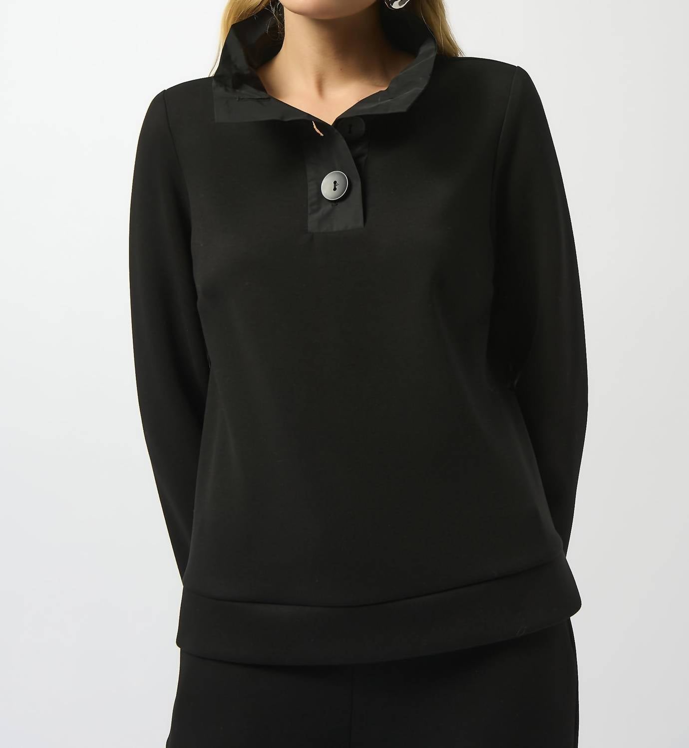 Joseph Ribkoff - Buttoned Casual Long-sleeve Shirt