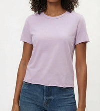 Michael Stars - Jackie Raw Edge Crew Neck Tee
