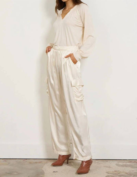 Lamade - Wide Silky Cargo Long Pant