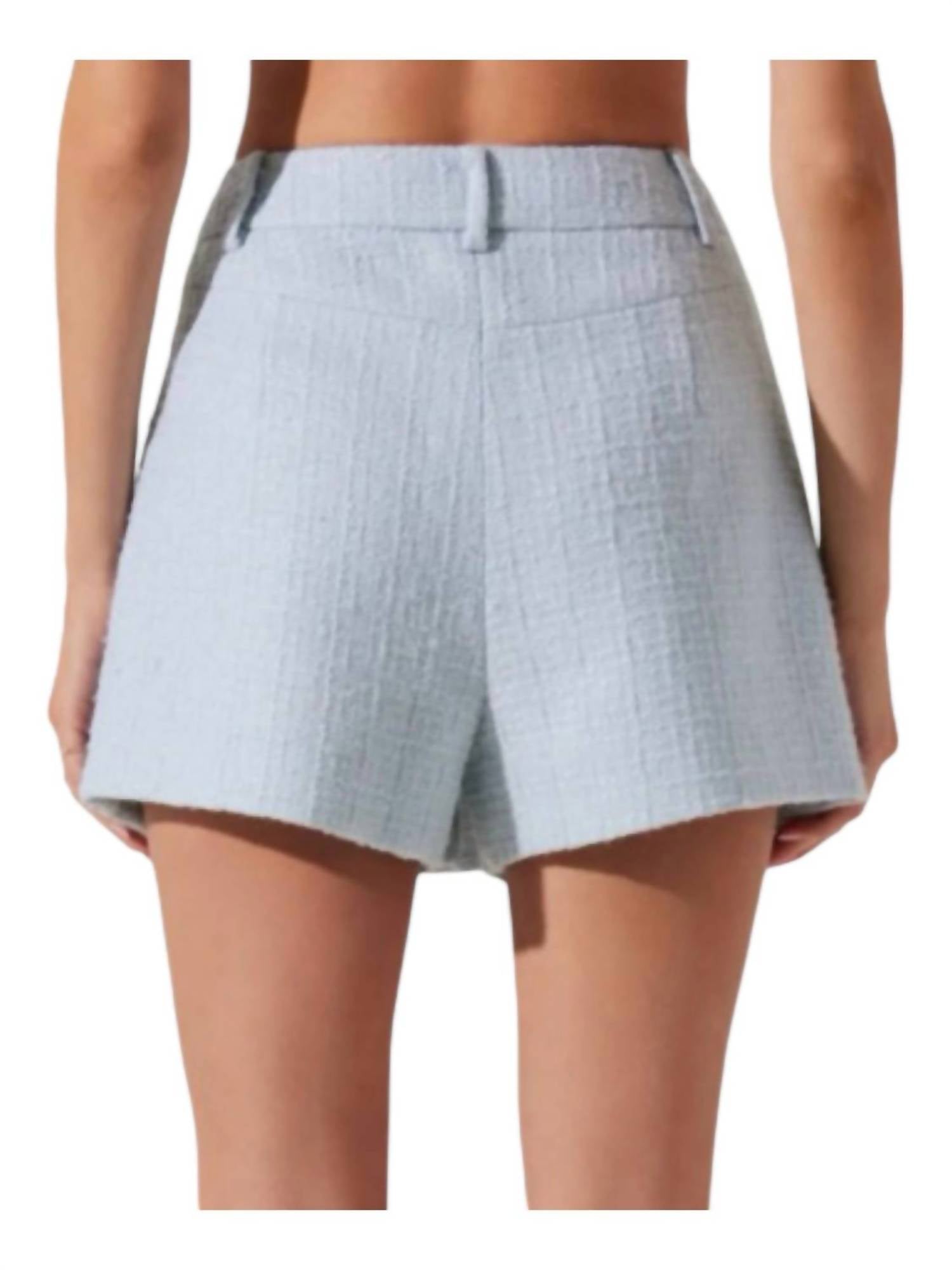 Astr - Jhene Tweed Pleated Skort