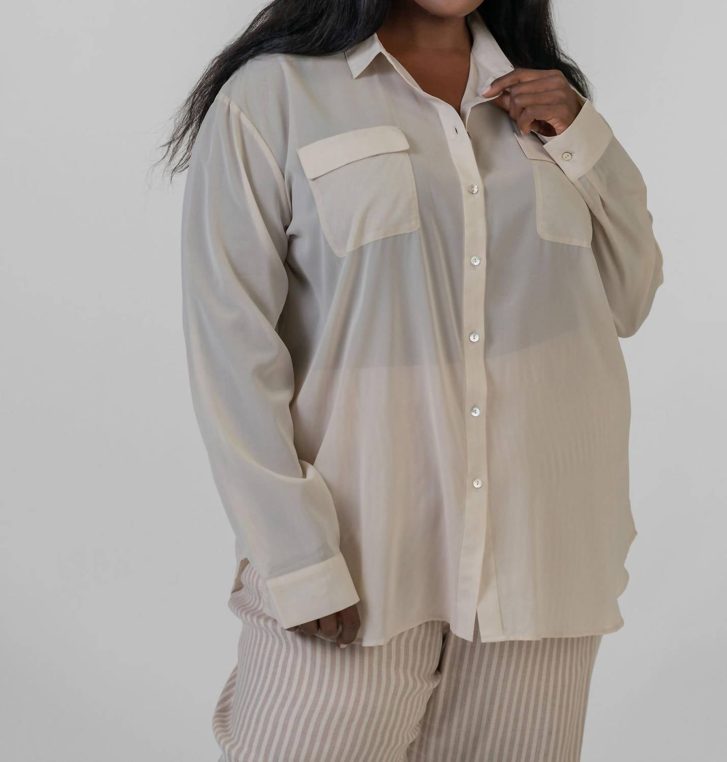 Nouvelle / Silk95Five - MONTE CARLO CHIFFON SHIRT