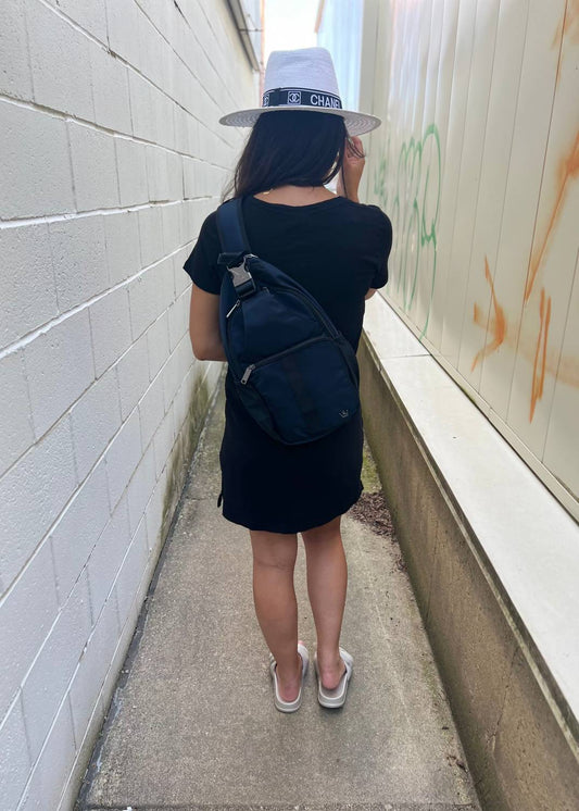 Bobi - V- Neck T-Shirt Dress