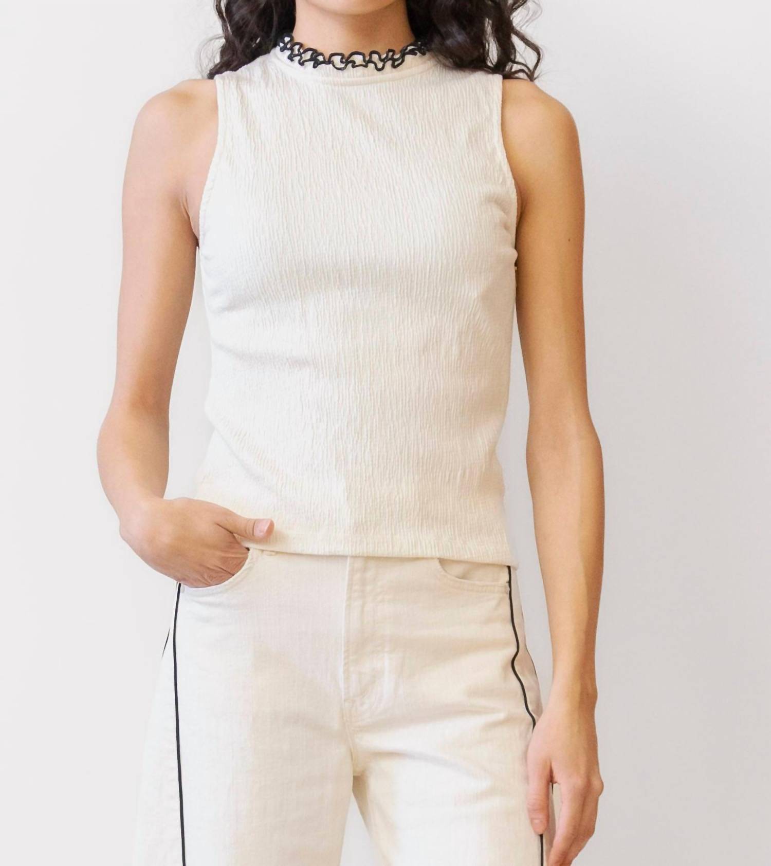Nation Ltd - Pearl Ruffle Top