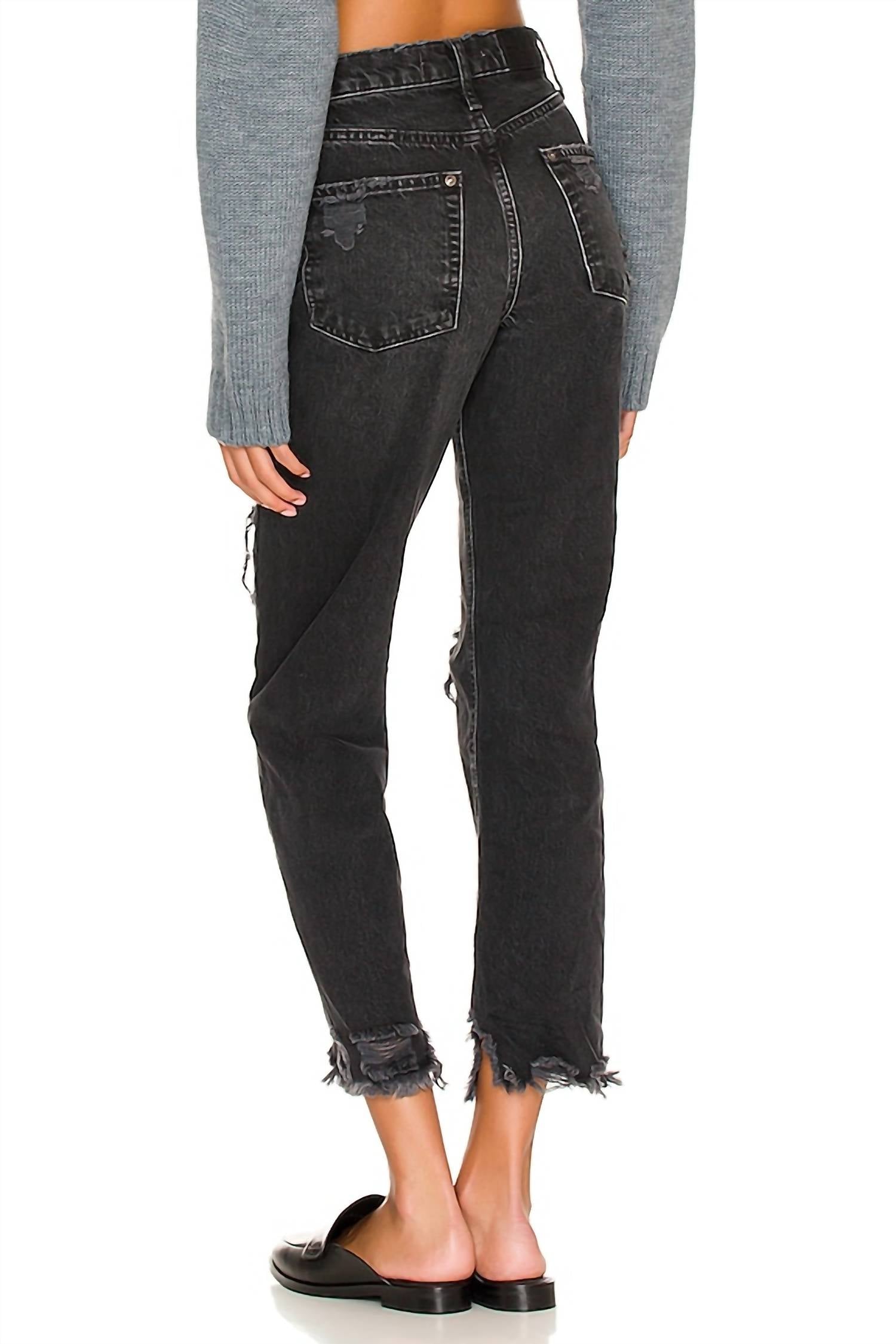 Free People - Tapered Boggy Boyfriend Jeans