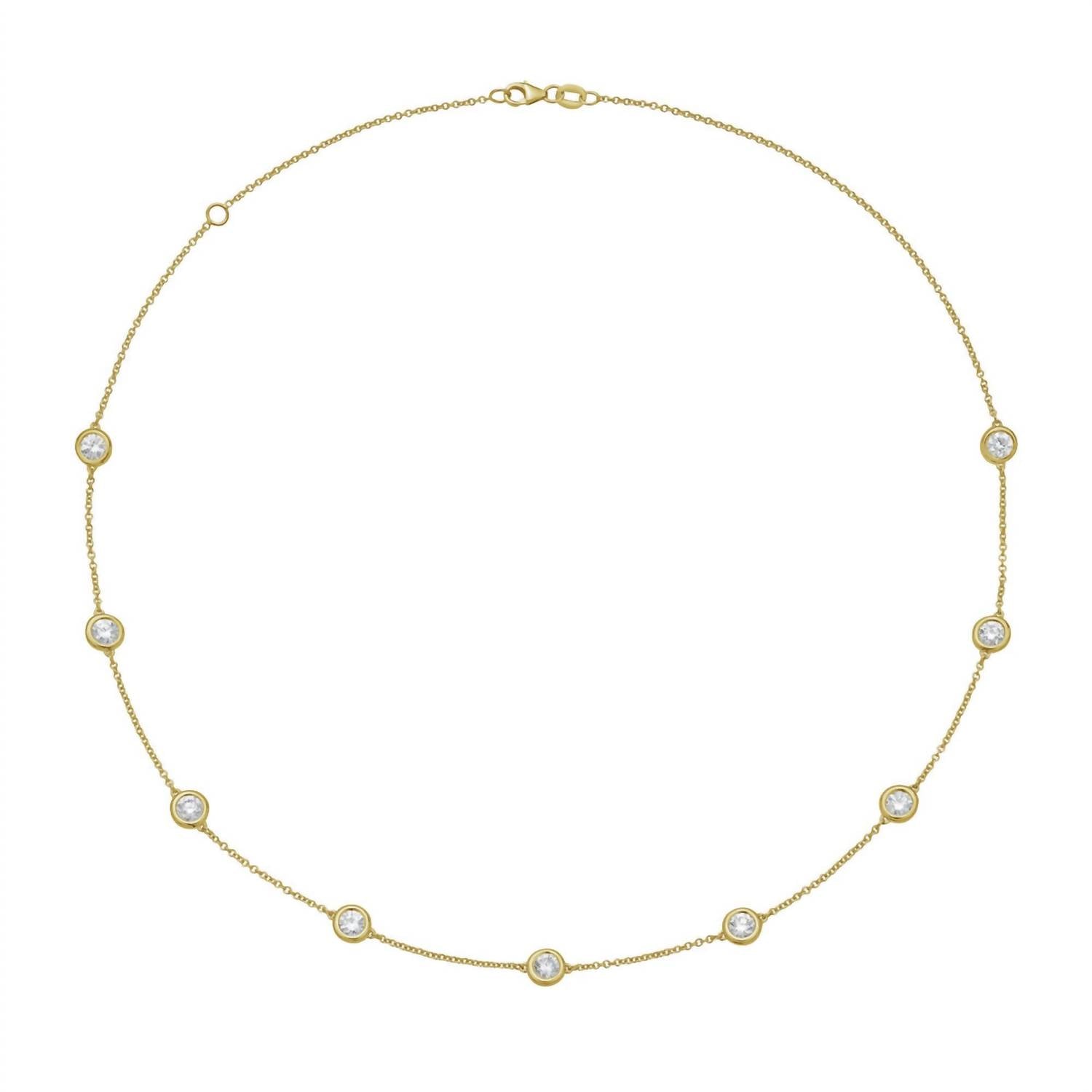 Diana M Jewels - 1.00 Ct Lab Grown Diamond By The Yard Necklace