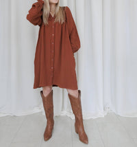 Anniewear - Long Sleeve Dress