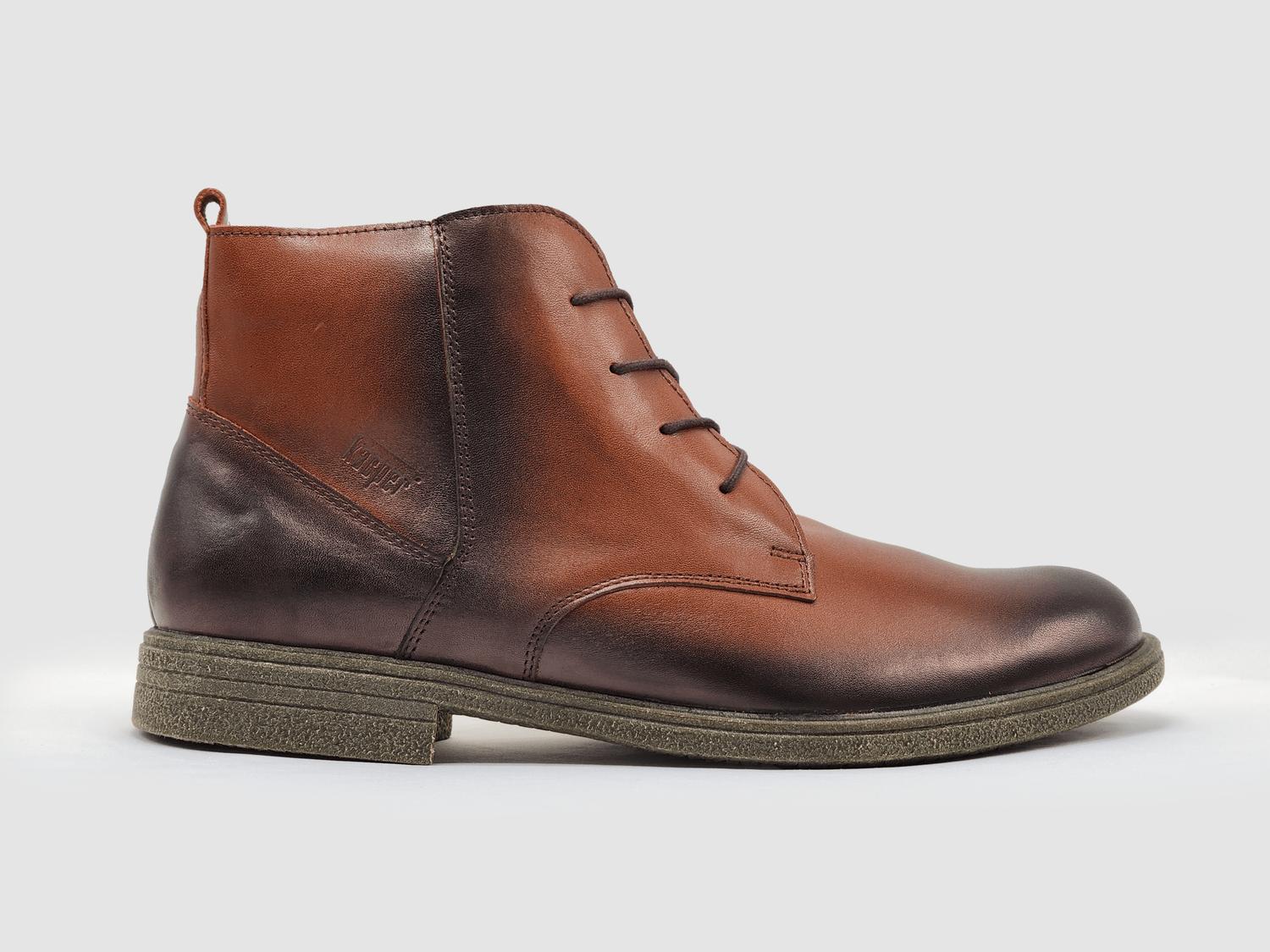 Kcr Group - Men's Chukka Zip-up Leather Boots