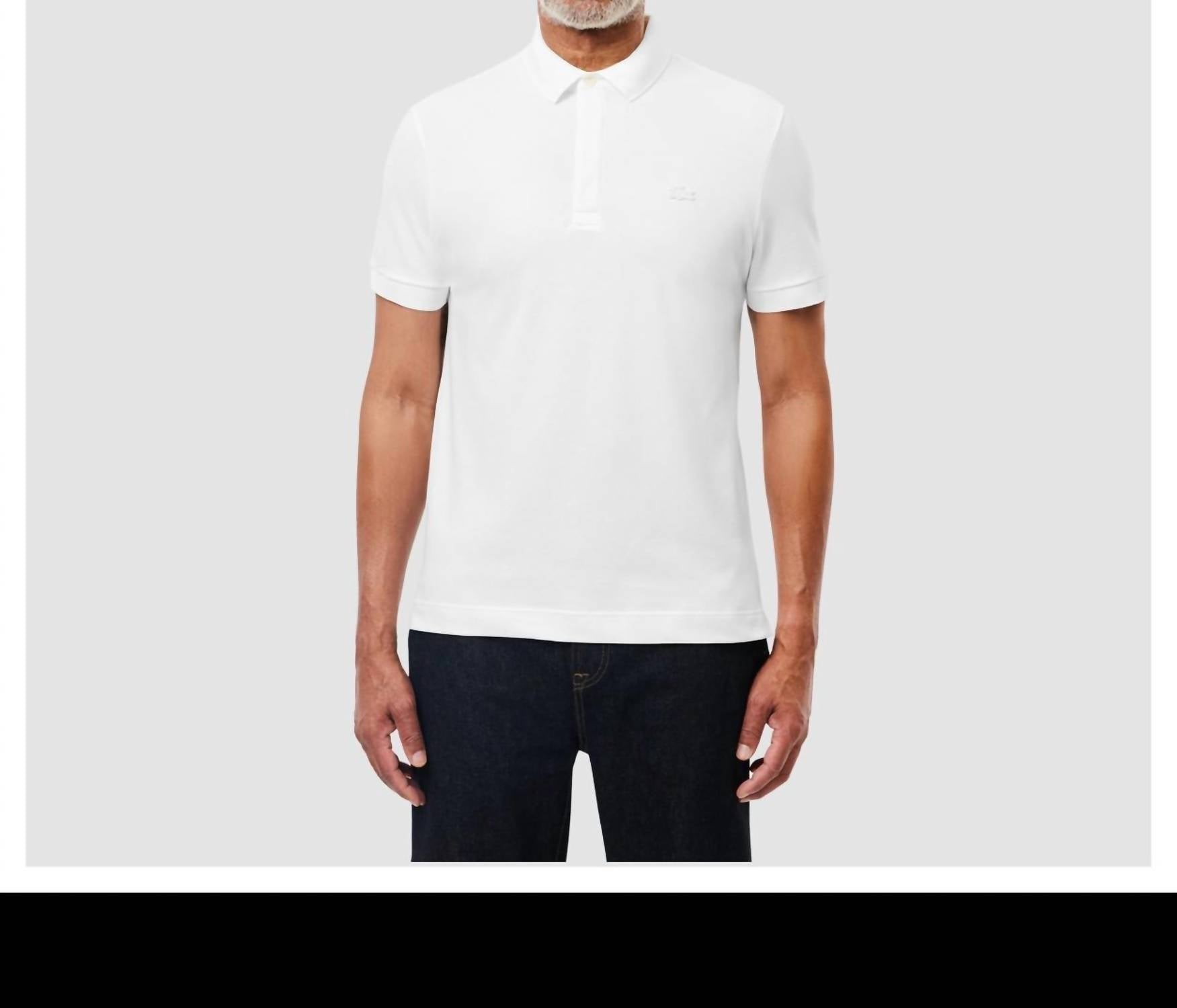 Lacoste - Men's Regular Fit Paris Stretch Pique Polo