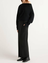 Elan - Off The Shoulder Long Sleeve Sweater