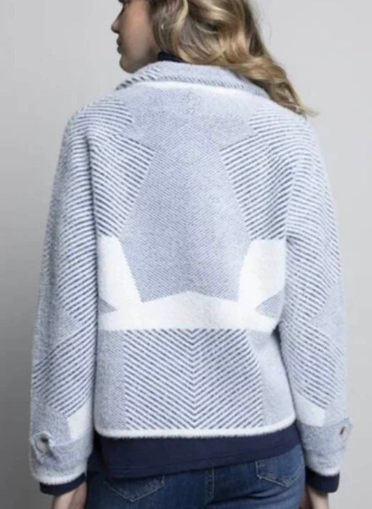 Picadilly - Women's Double Breasted Sweater Jacket