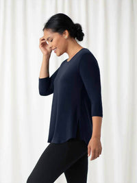 Sympli - To Go Classic 3/4 Sleeve Top