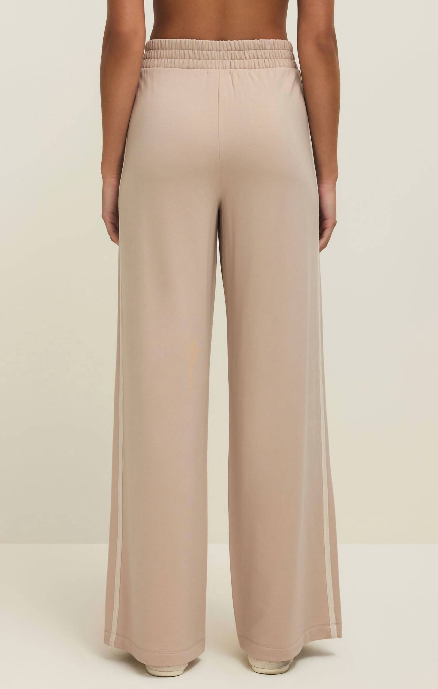 Z Supply Layover Track Pant in parchment - women's pants - alternate view