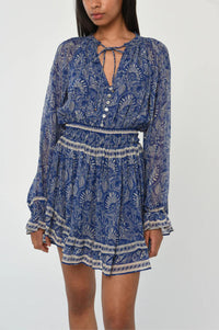 LOVE THE LABEL Juliet Mini Dress in arabesque print 1 - women's dress