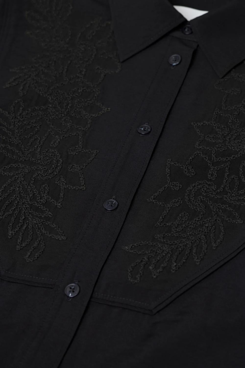 Closed - Flower Embroidered Shirt