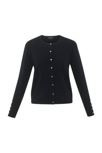 Marble - Women's Basic Crewneck Cardigan