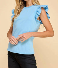 Tcec - Laurie Flutter Sleeve Top