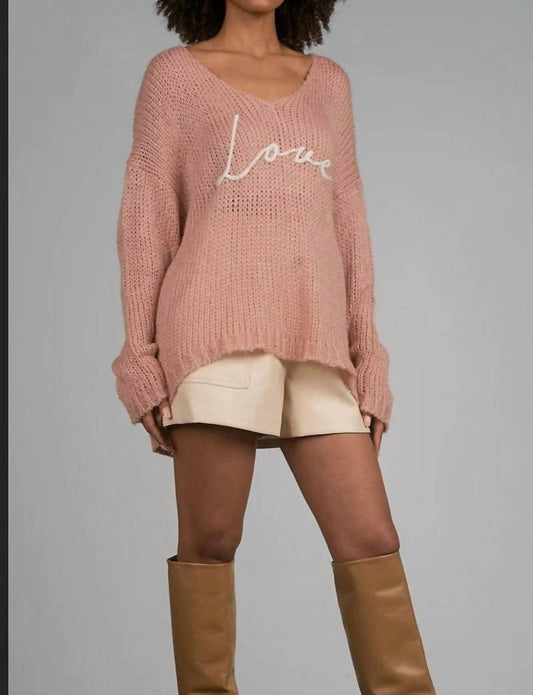 Love Script Sweater