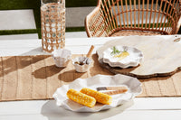 Mudpie - Women's Ruffle Melamine Plate
