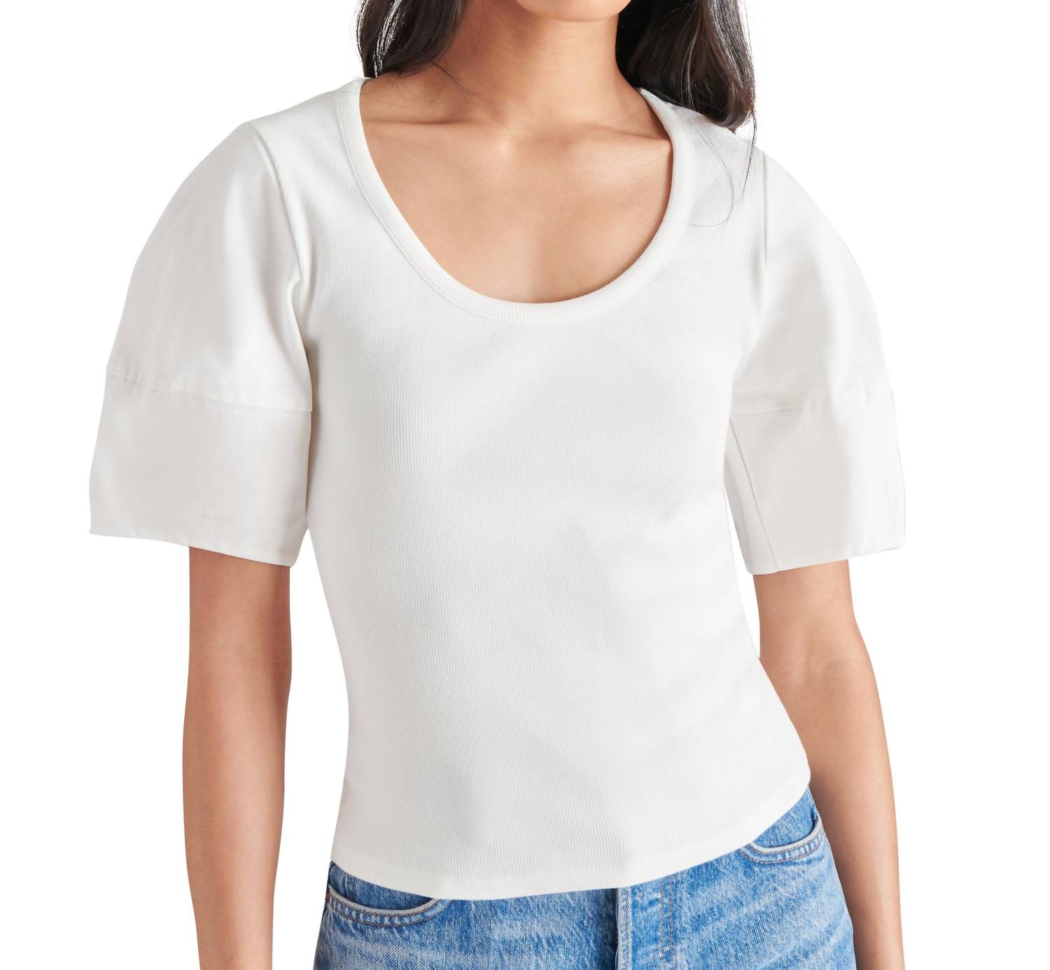 STEVE MADDEN Valetta Top in white - women's blouse