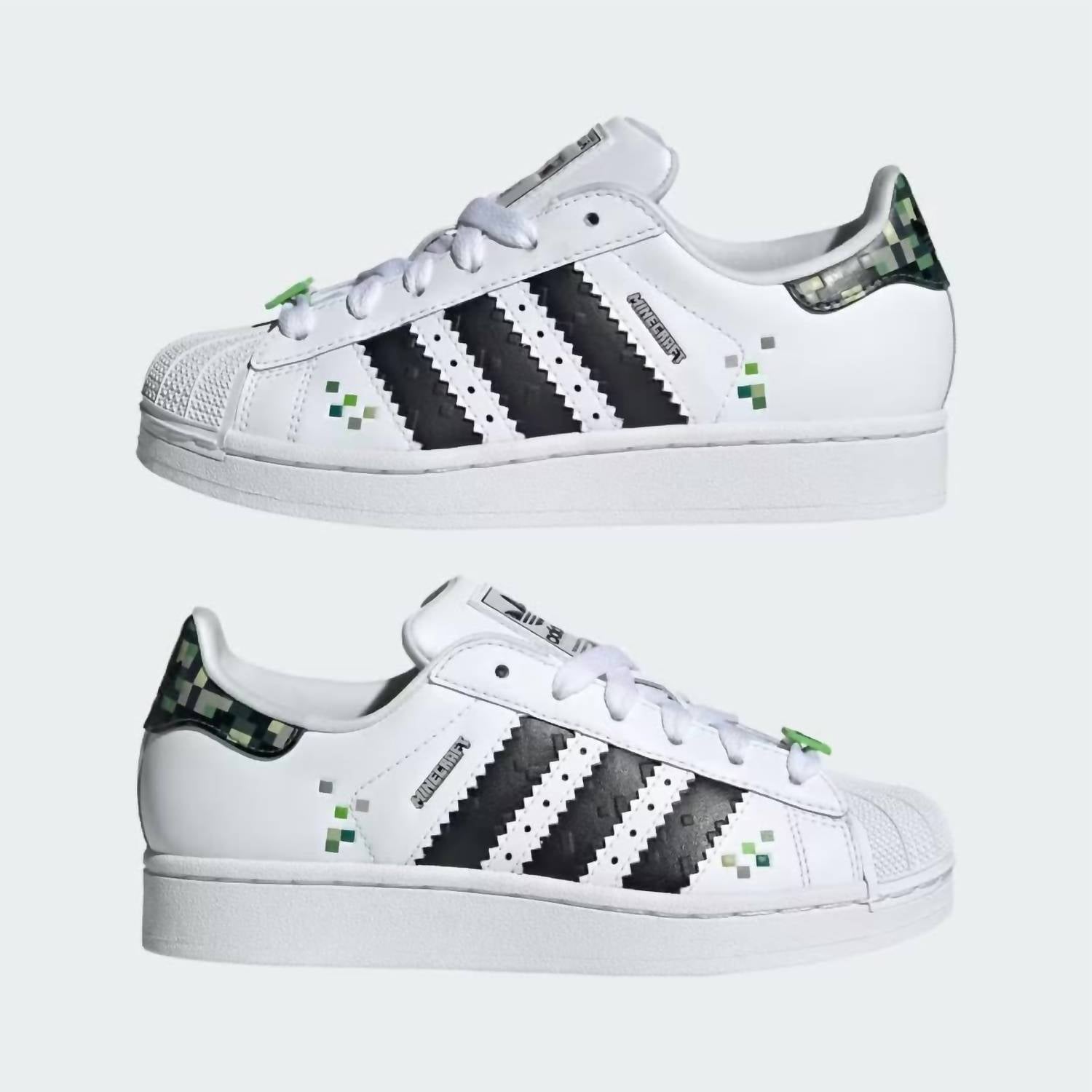 Adidas - Big Kids Superstar Ii X Minecraft Shoes