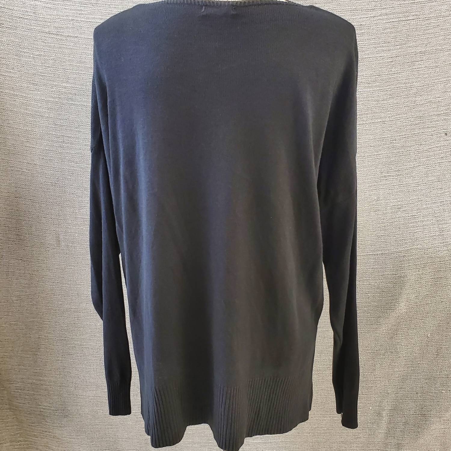 M Made In Italy - Women's Foil Print Crew Neck Top