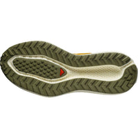 SALOMON Men's Aero Glide 3 Grvl Running Shoes in spicy mustard vanilla ice deep lechen green - men's shoe - view 5