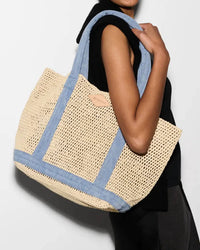 Mz Wallace - Women's Medium Crochet Tote Bag