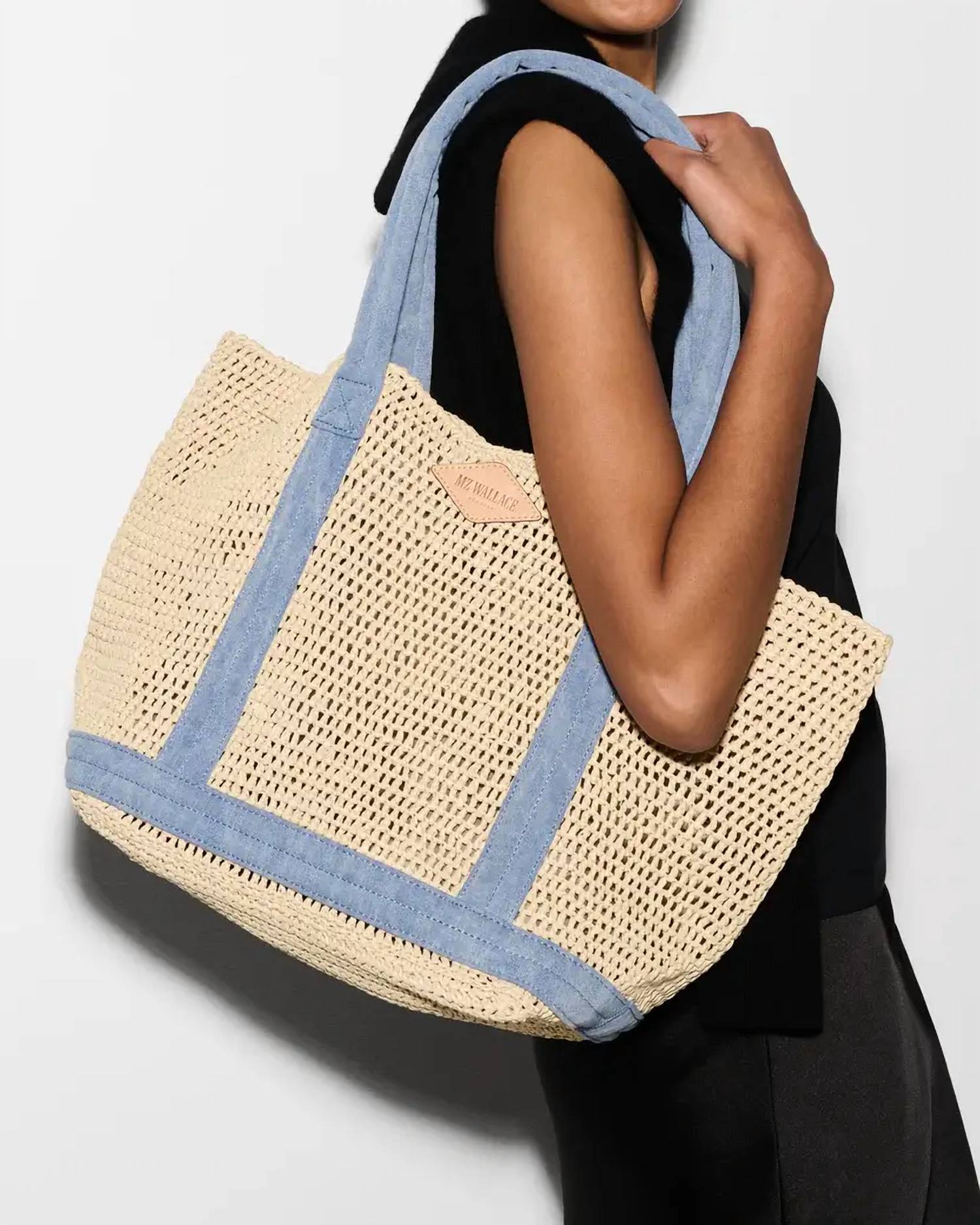 Mz Wallace - Women's Medium Crochet Tote Bag