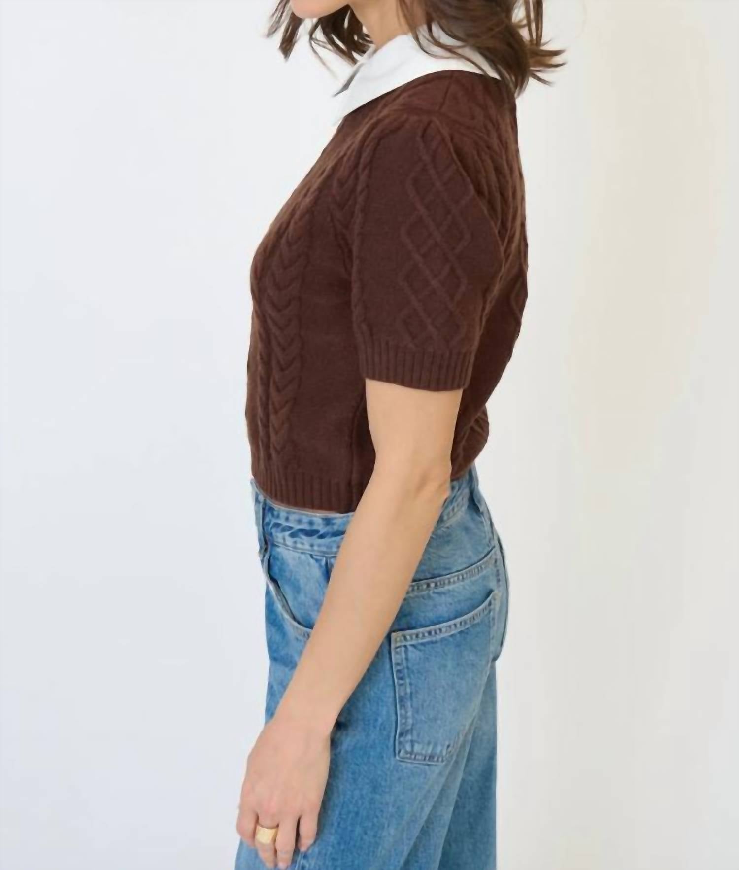 Central Park West - Astrid Twofer Poof Sleeve Polo