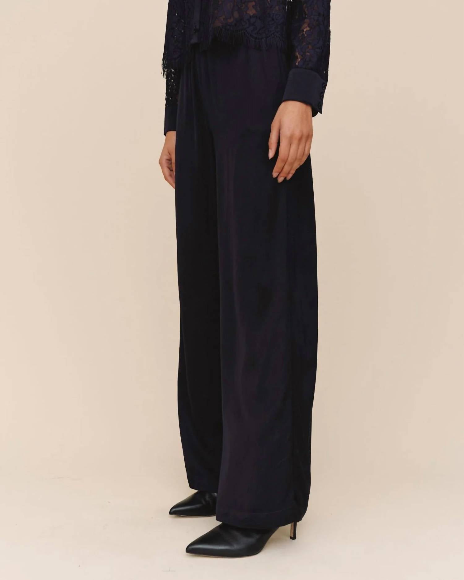 Bella Dahl - Women's Sleek Clean Wide Leg Pants