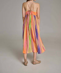 Devotion Twins - Iaspis Strappy Tie Back Midi Dress
