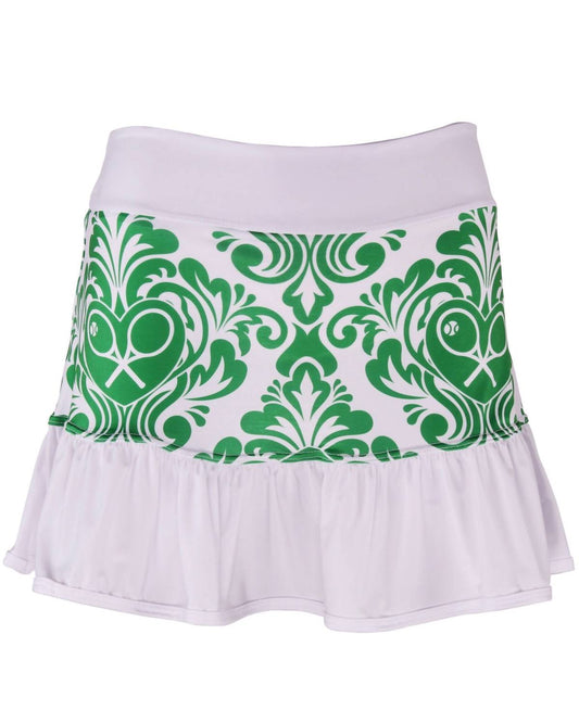 Love Love Tennis - Women's Heart Ruffle Tennis Skirt