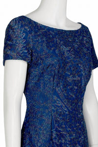 Js Collections - Embroidered Soutache Mesh Dress