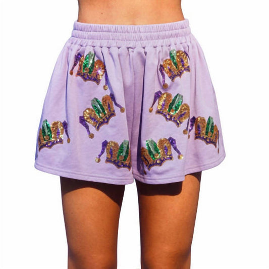 Mardi Gras Crown Shorts