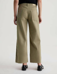 AG Jeans Saige Mid-rise Fit Wide Leg Crop Jean in dusty sage - women's jeans - alternate view