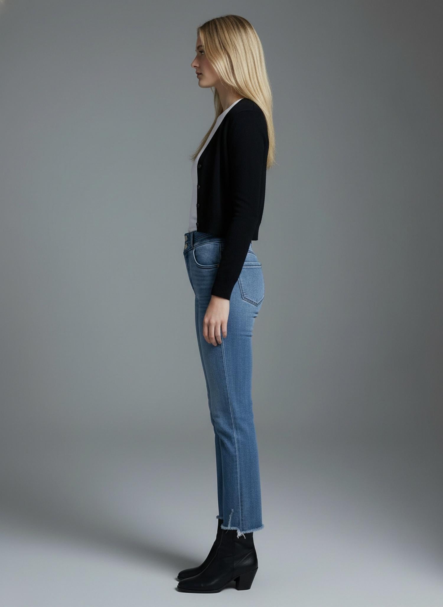 Artemis Vintage - High Rise Slim Straight Jeans