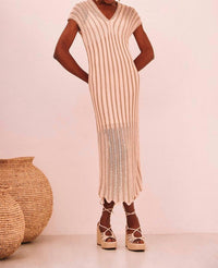 Nekane - Brittani Lurex Midi Dress