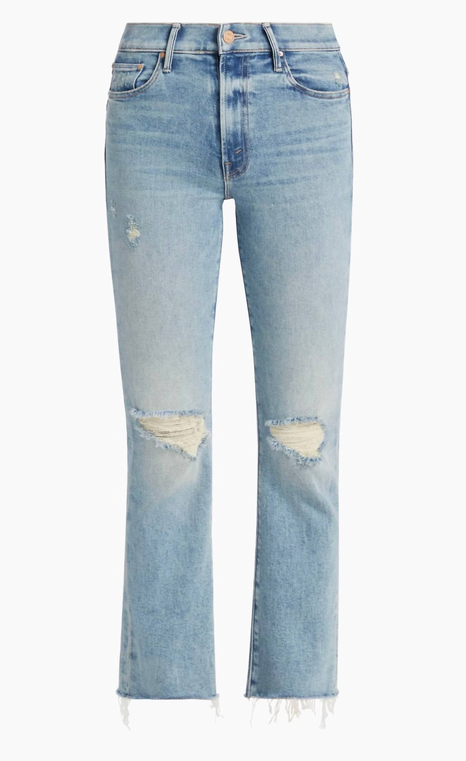 Mother - Insider Flood Fray Jeans