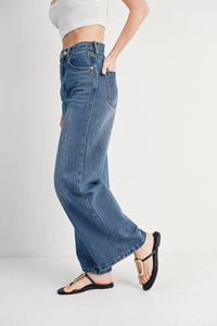 Bluivy - Women's Wide Leg Denim Jeans