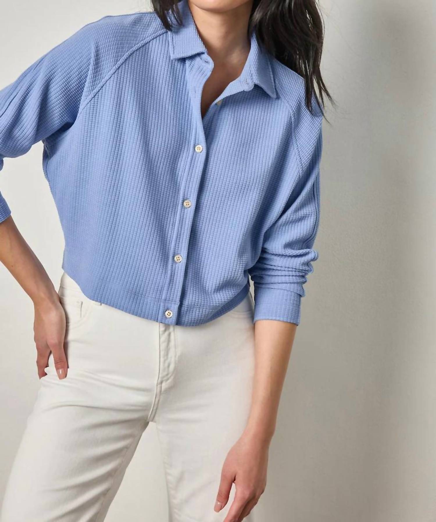 Lilla P - Easy Button Down Shirt
