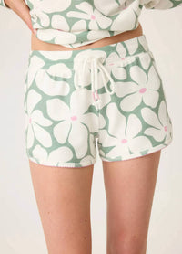 Pj Salvage - Wish You Were Here Floral Print Casual Shorts