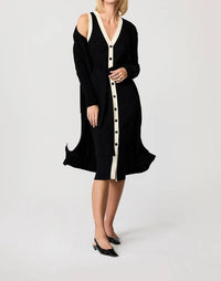 Toccin - Victoria Sleeveless Tie-front Midi Dress