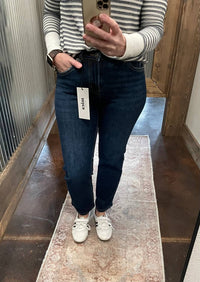 Mica Denim - Mid-rise Straight Ankle Jean