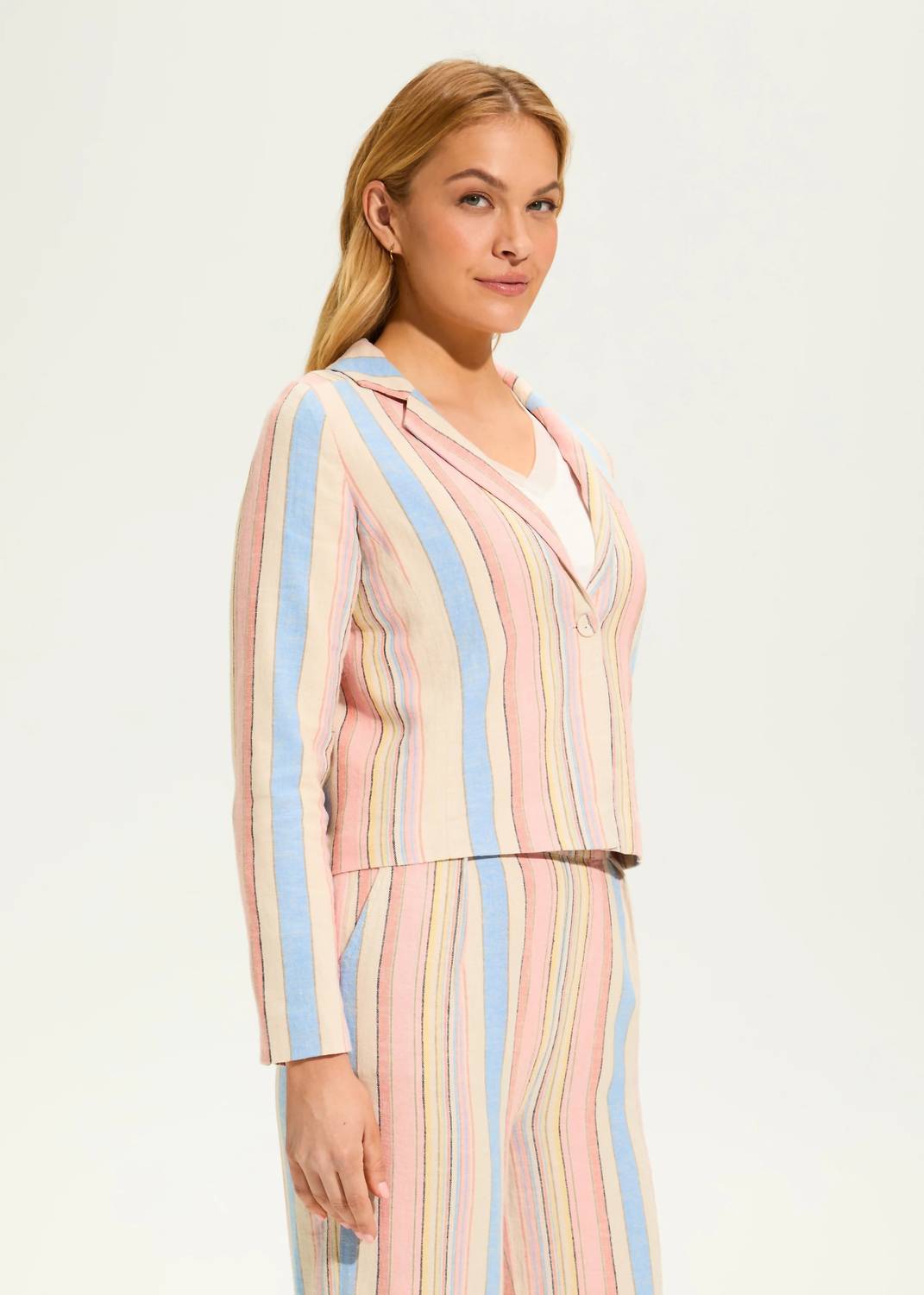 Fdj - Yvette Yarn Dye Crop Blazer