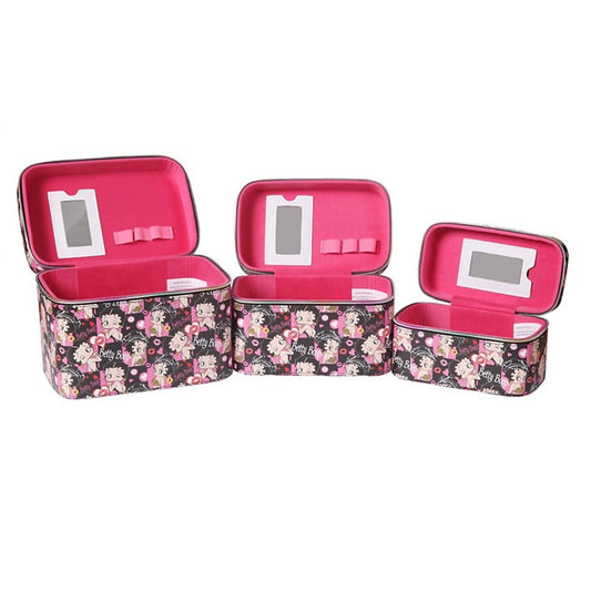 Betty Boop - Women's Cosmetic Bag Set