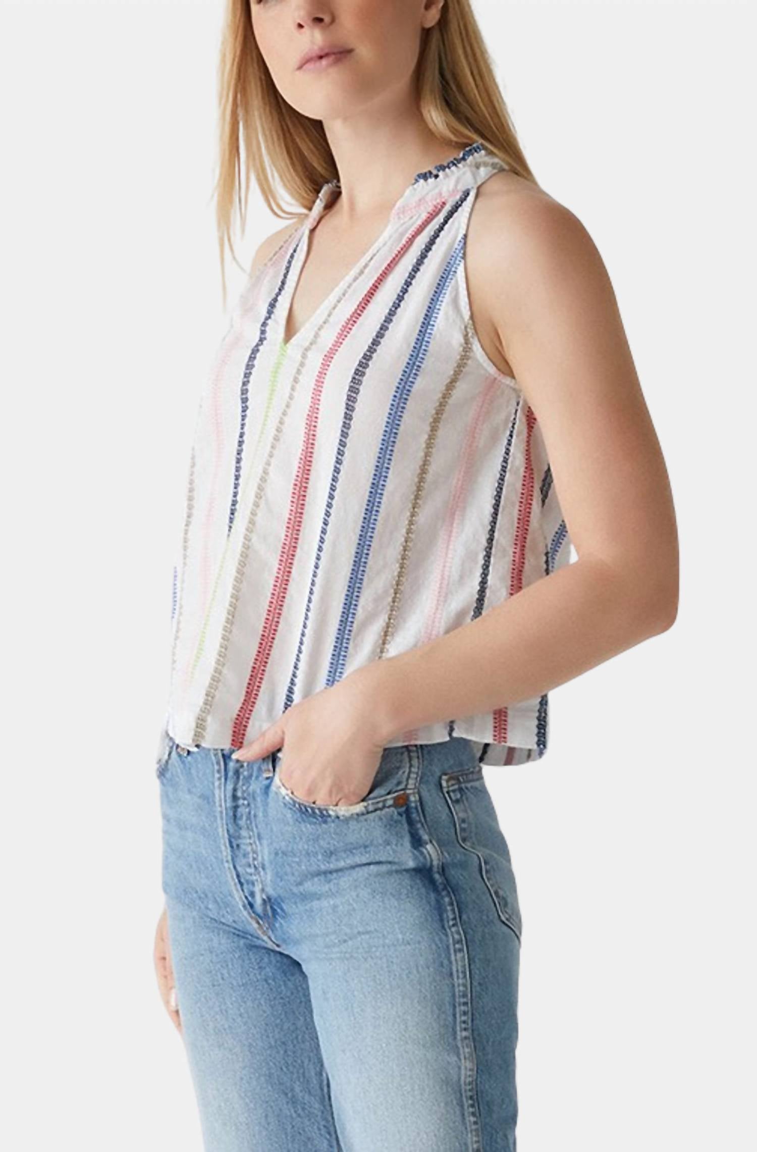 Michael Stars - Leslie Split Neck Top