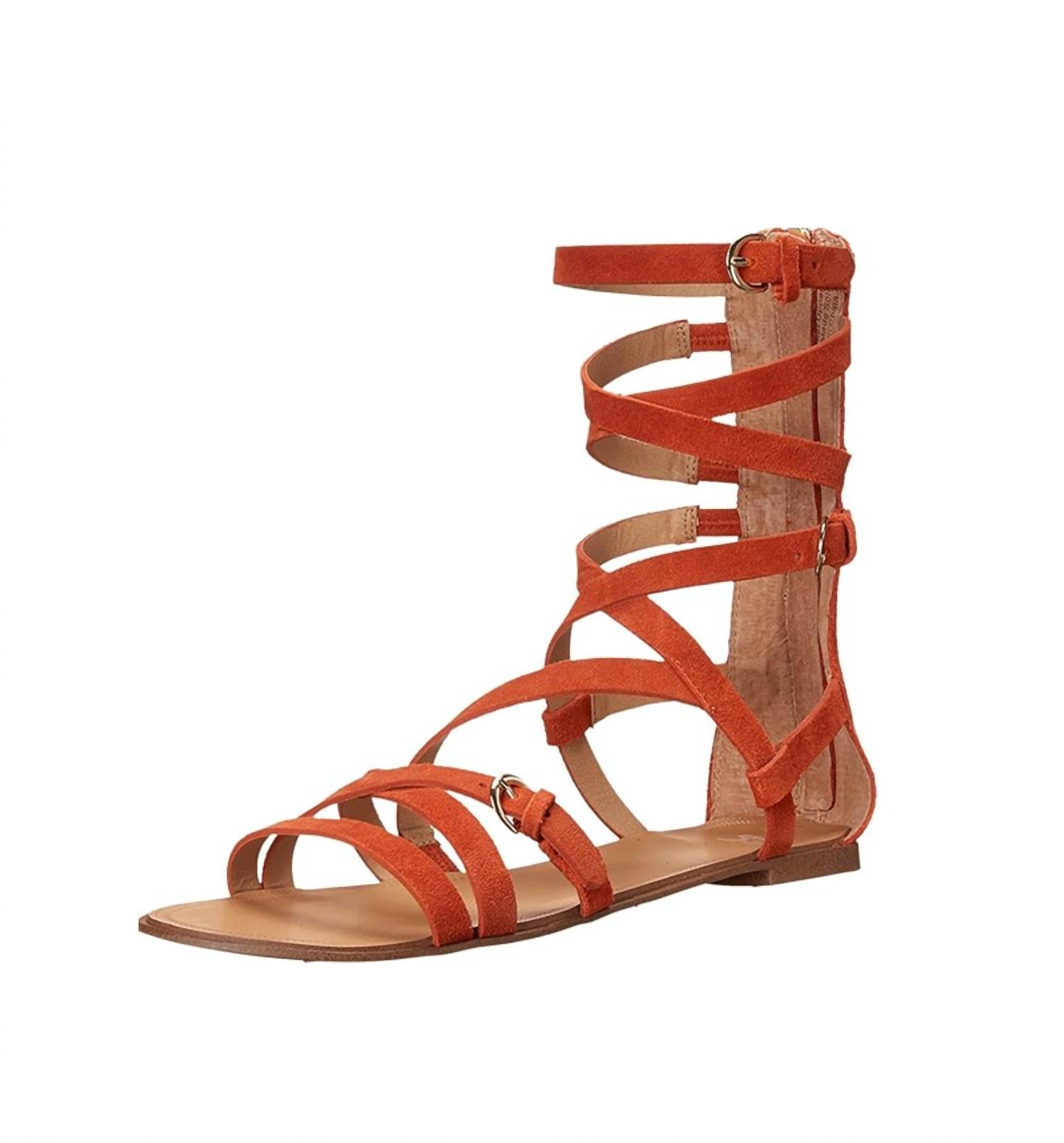 Joe's Jeans Women'steddy Gladiator Sandals in orange - women's sandal