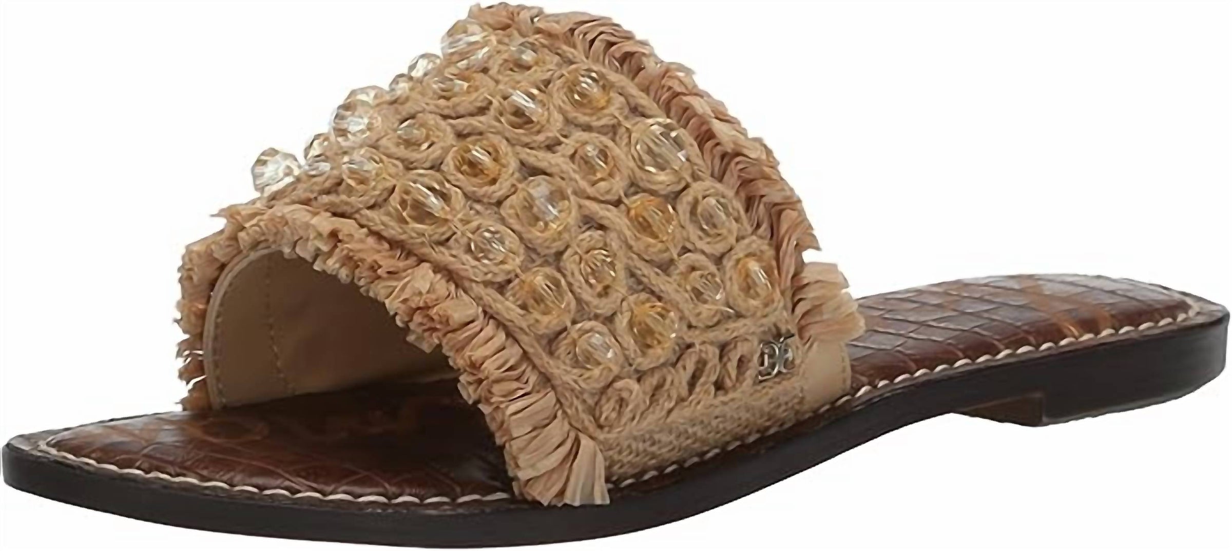 Sam Edelman - Women's Gladys Open Toe Slip On Flat Slides Fashion Sandals