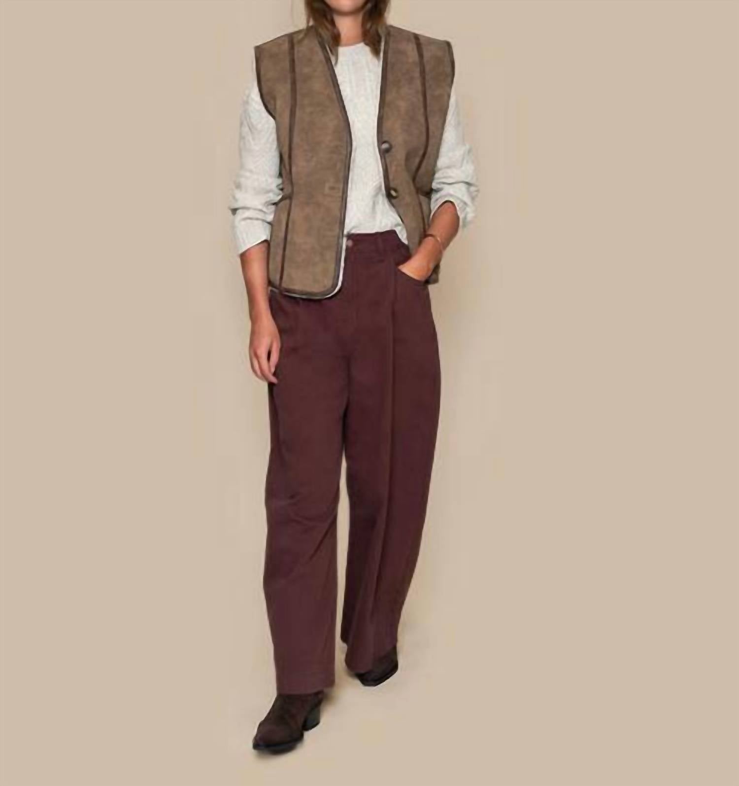 Suncoo - Jim Straight Leg Pant